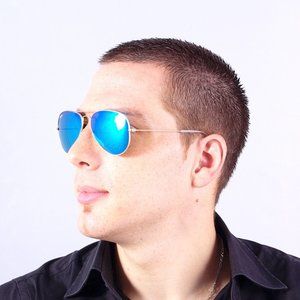 Ray Ban Unisex RB3025 112/17 55-14 Gold Frame Avia